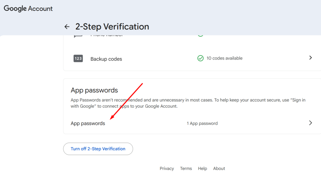 How to Create a Gmail App Password